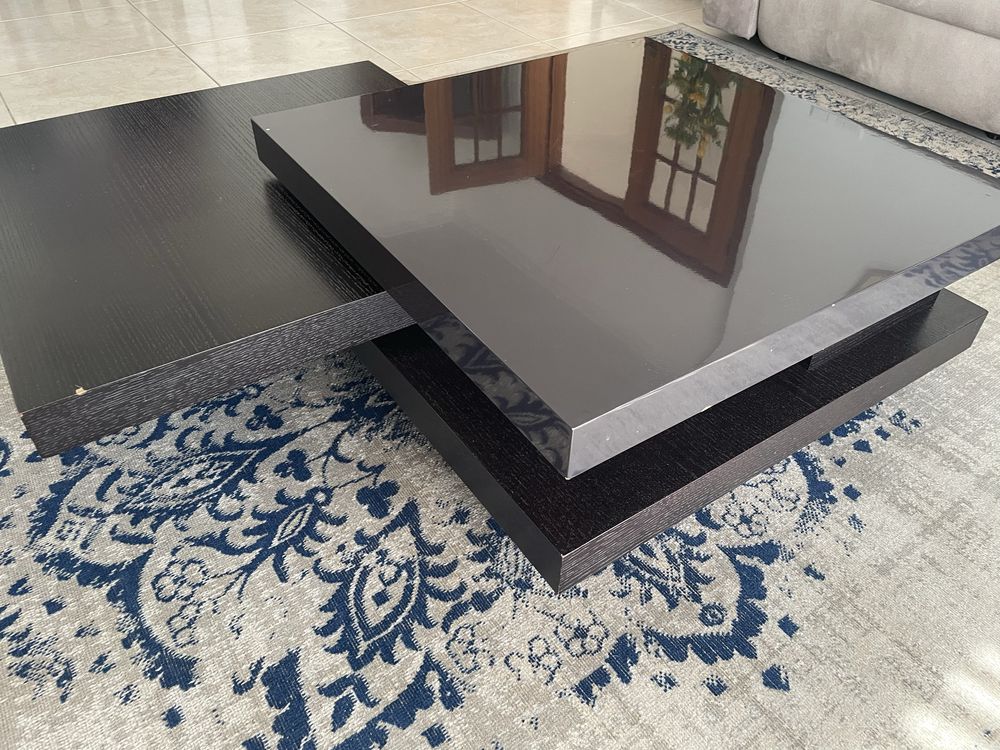 Mesa de Centro Modular Preta