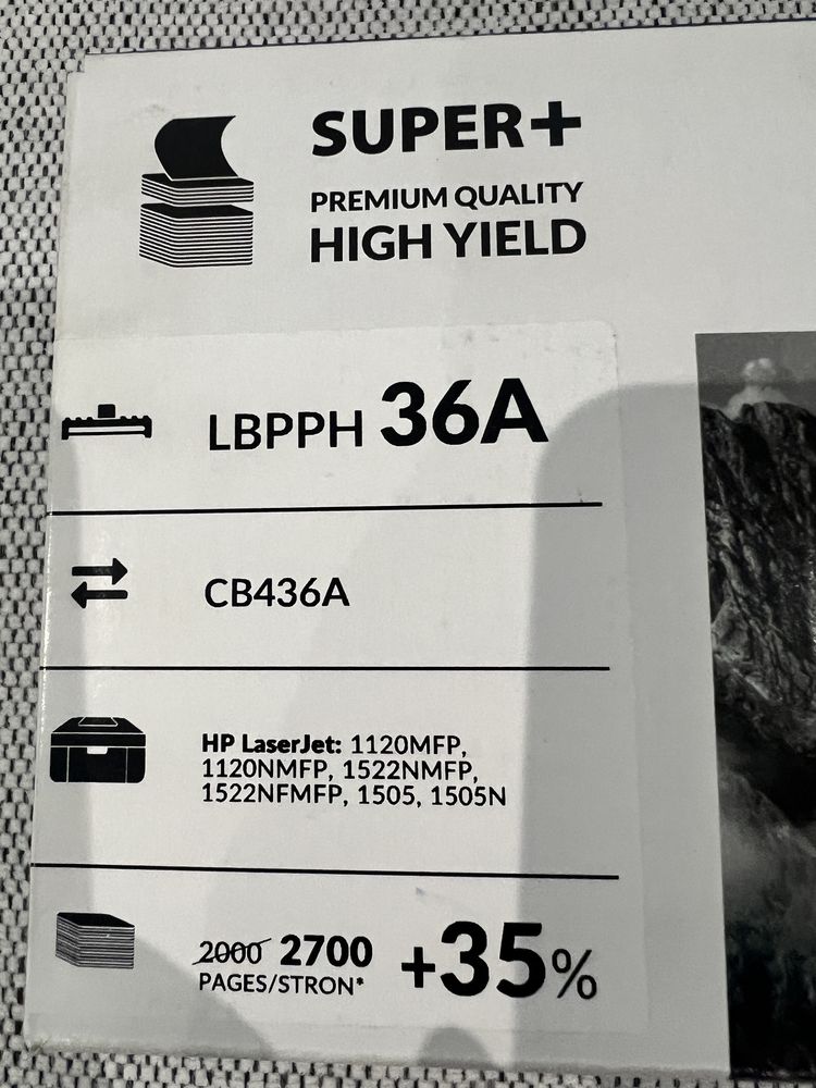 Toner czarny Black Point CB436A
