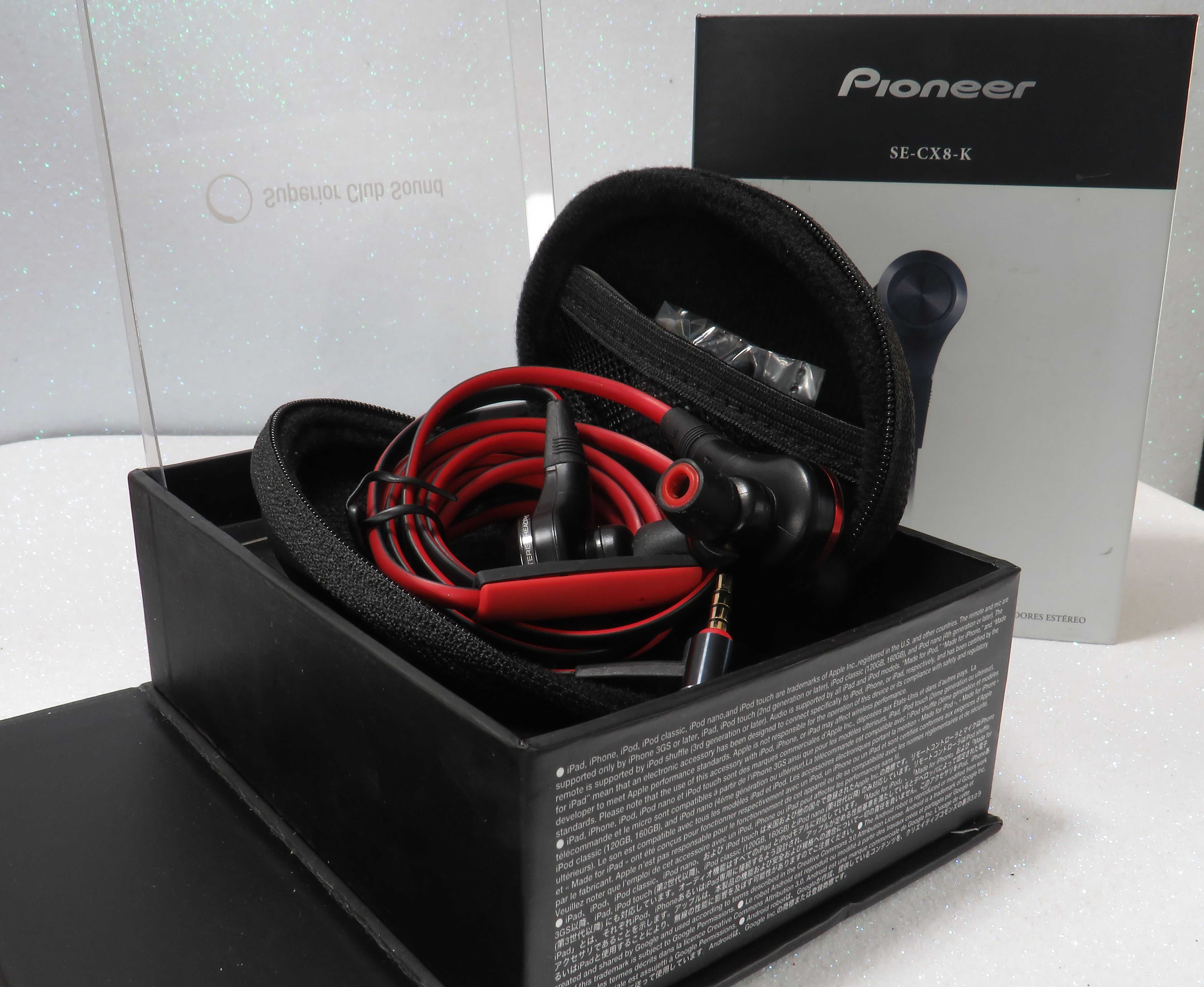 Pioneer SE-CX8K headphoes in-ear Superior Club Sound ( Japão ) novos