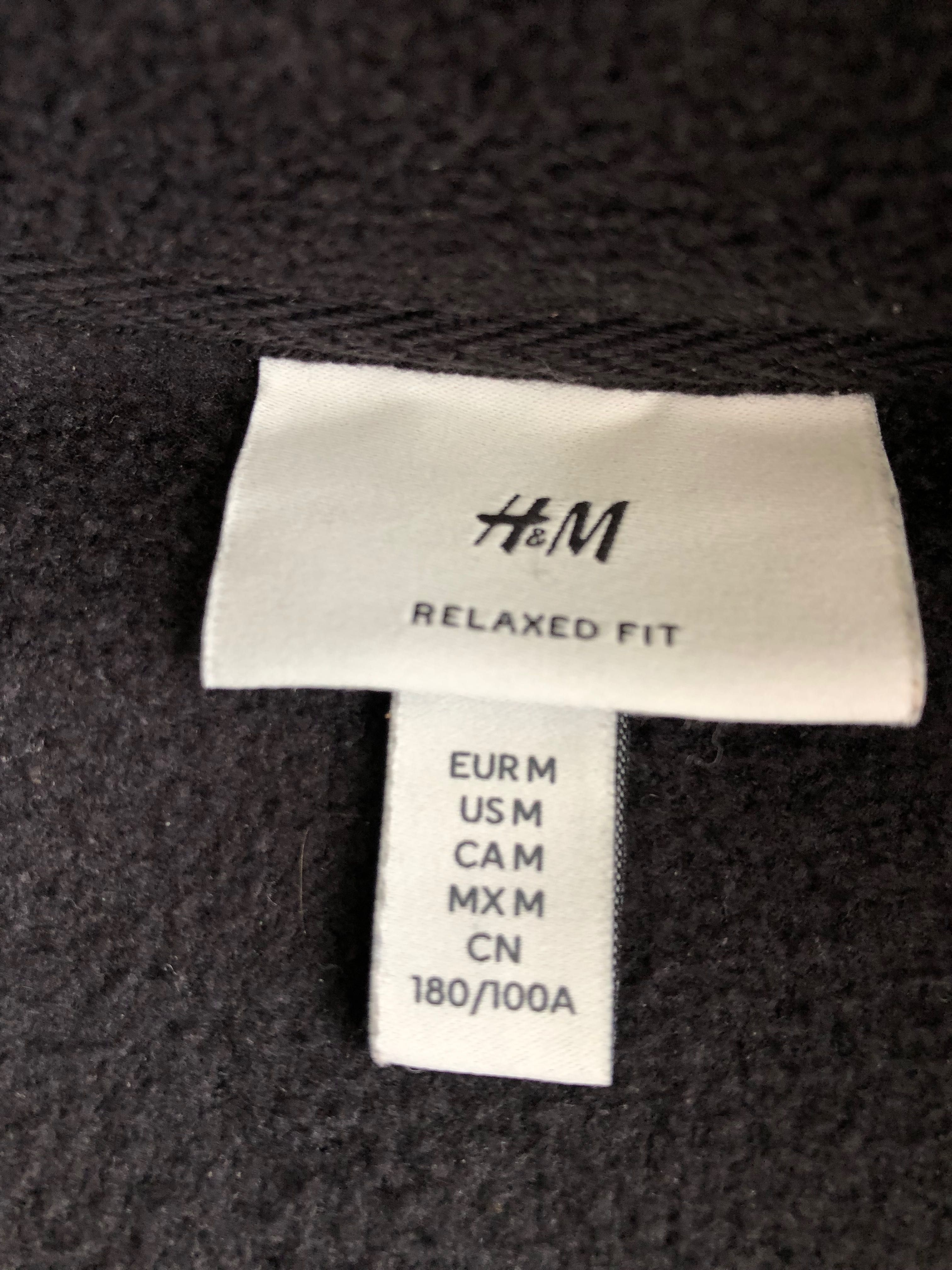 Світшот кофта H&M зима чорний