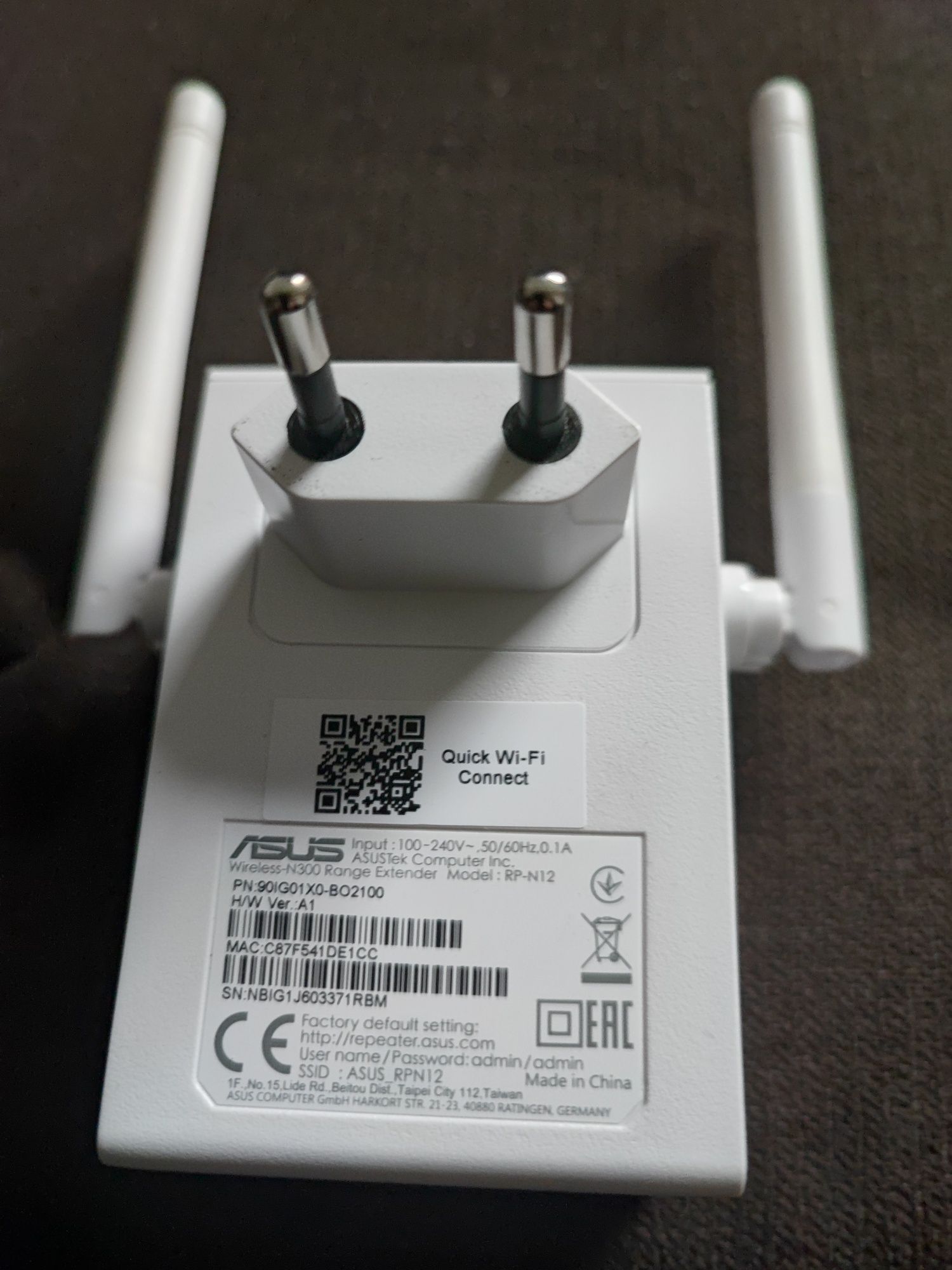 Adapter Wi-Fi ASUS RP-N12