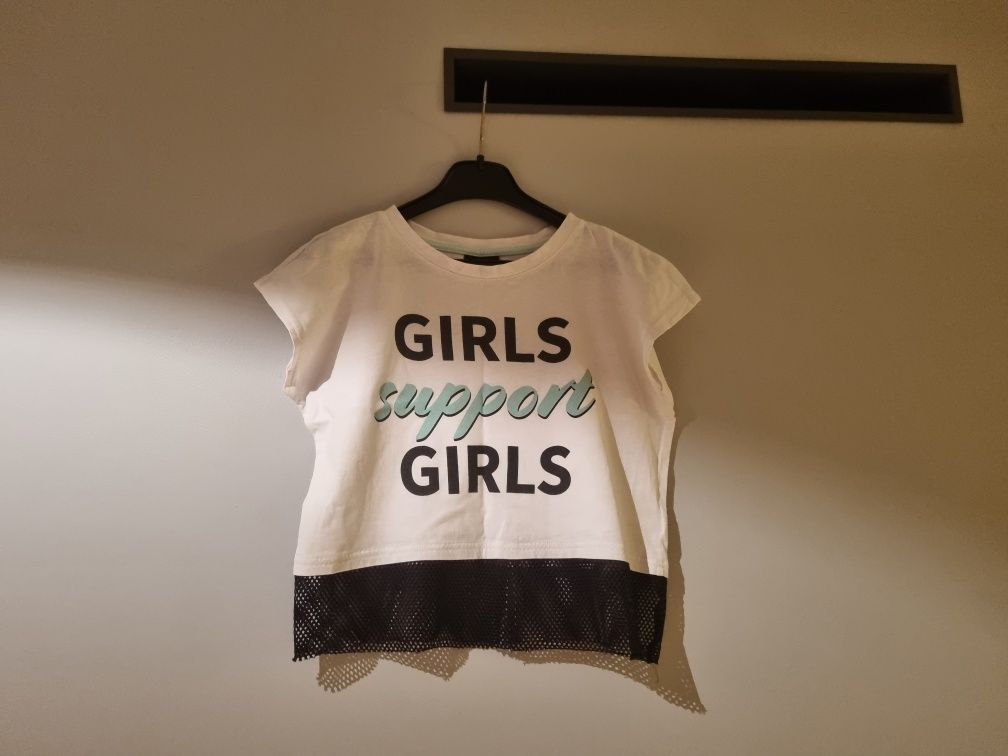 Bluzka 158-164 Page on Young crop top koszulka T-shirt