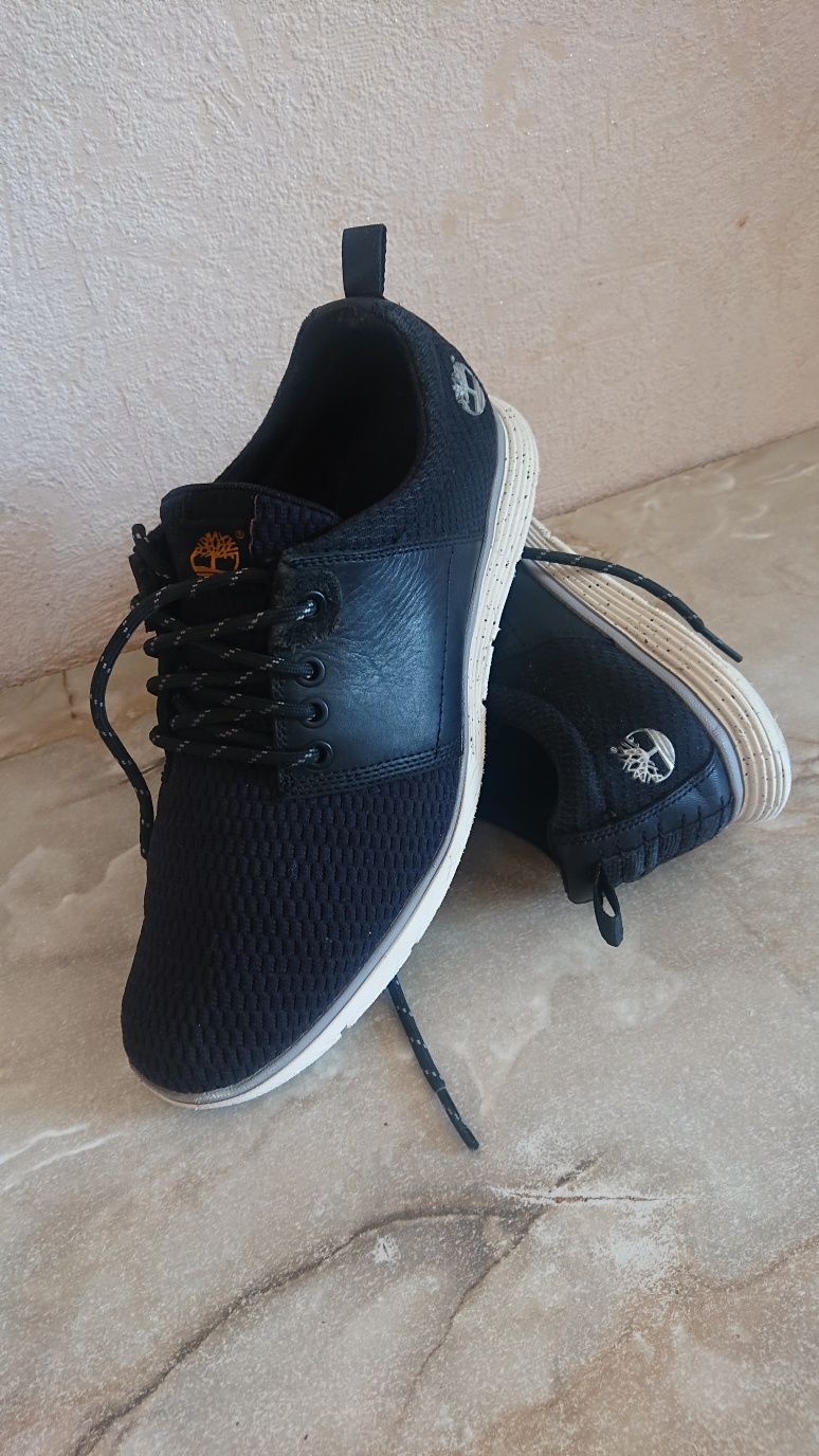 Мужские чёрные оригинальные кроссовки timberland killington oxford