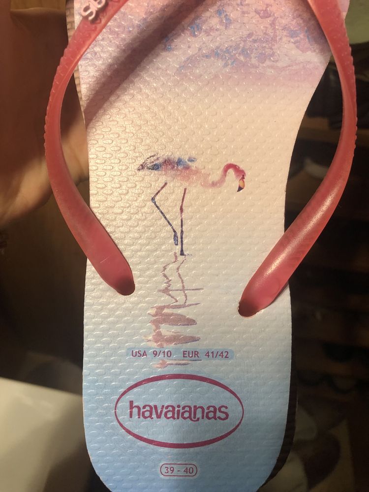 Havaianas 40/41 slim rosa