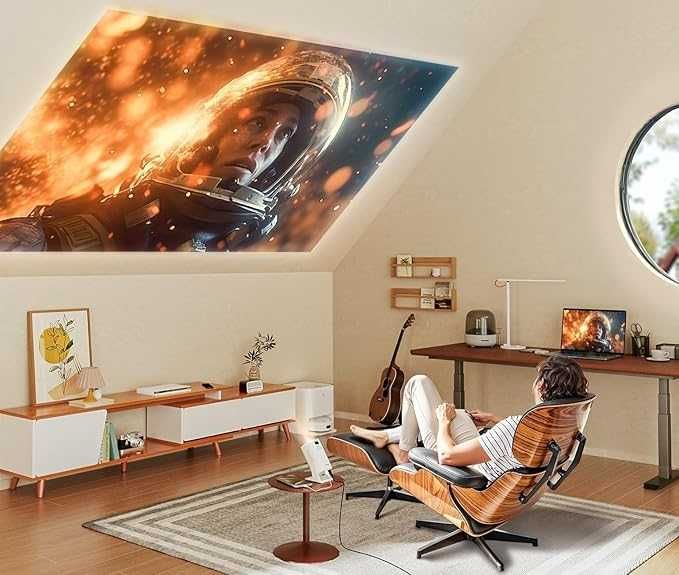 Akiyo O1 Projektor Rzutnik LED Automatyczna Korekcja Trapezu 200 ANSI