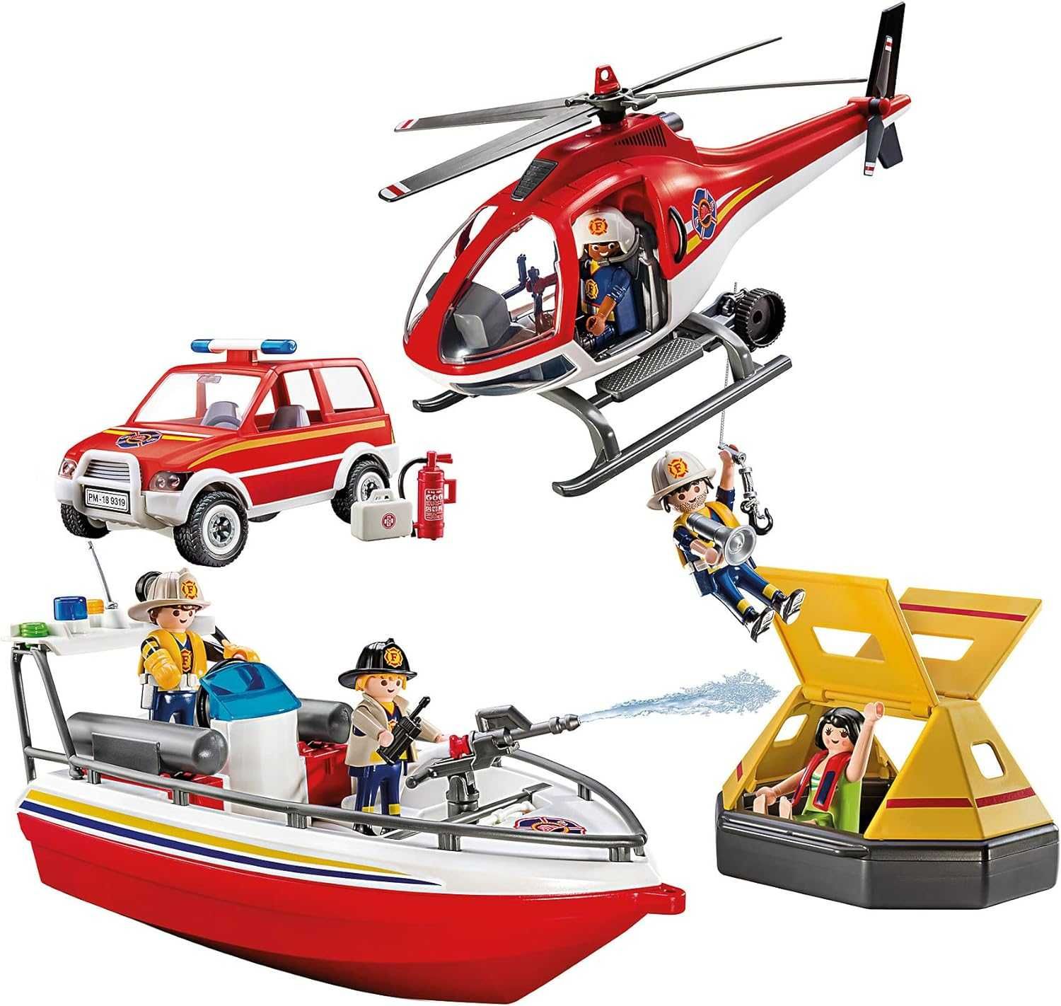 Playmobil City 9319 Misja ratownicza straży pożarnej Zestaw XXL