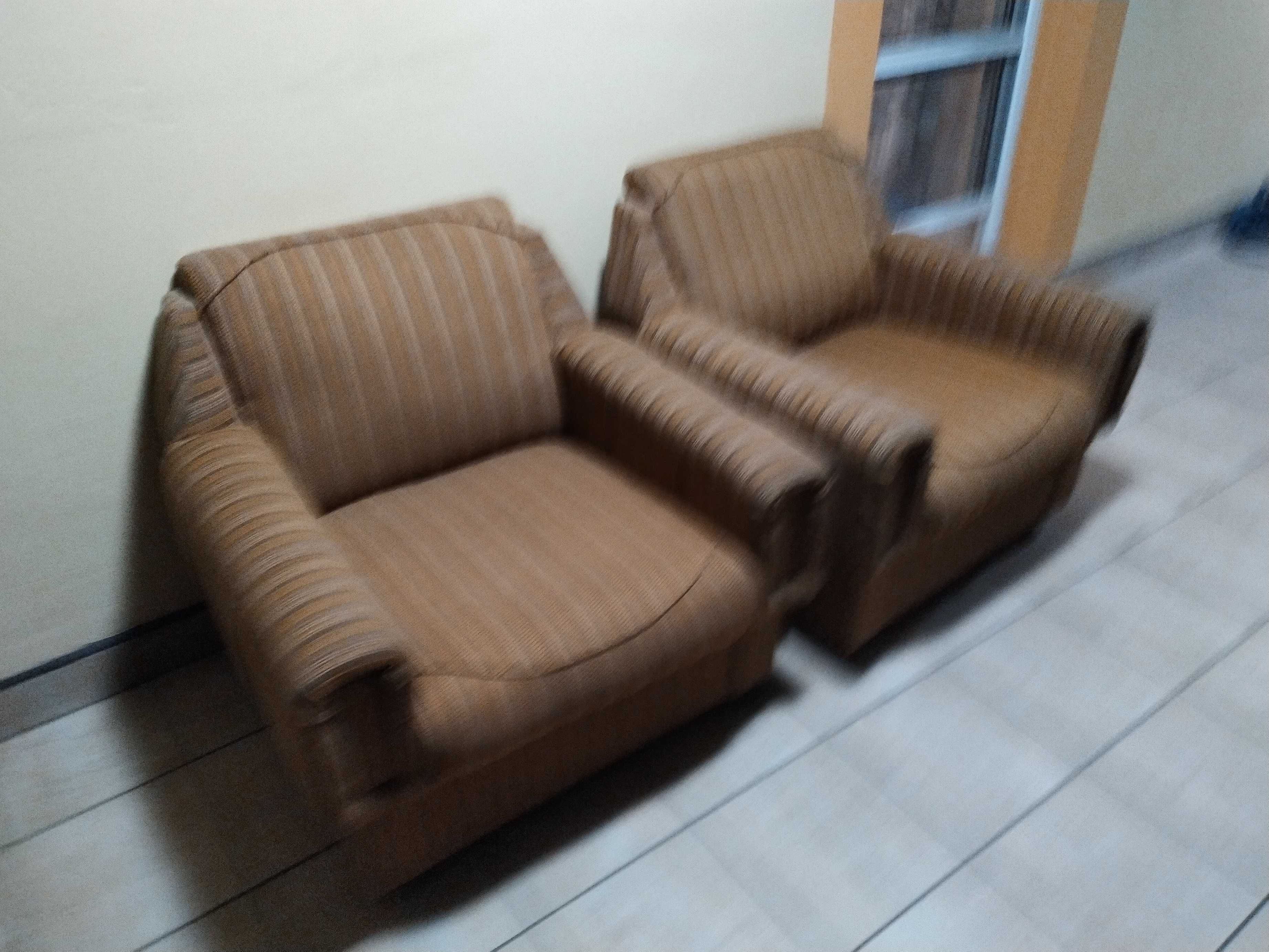 Oddam za darmo Fotele wypoczynkowe materiałowe 2 szt.