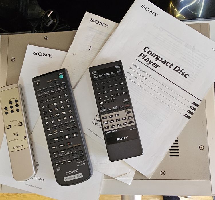 SONY ESPRIT N90ES E90ES XA7ES JA50ES+ oryg.piloty wieża idealny stan