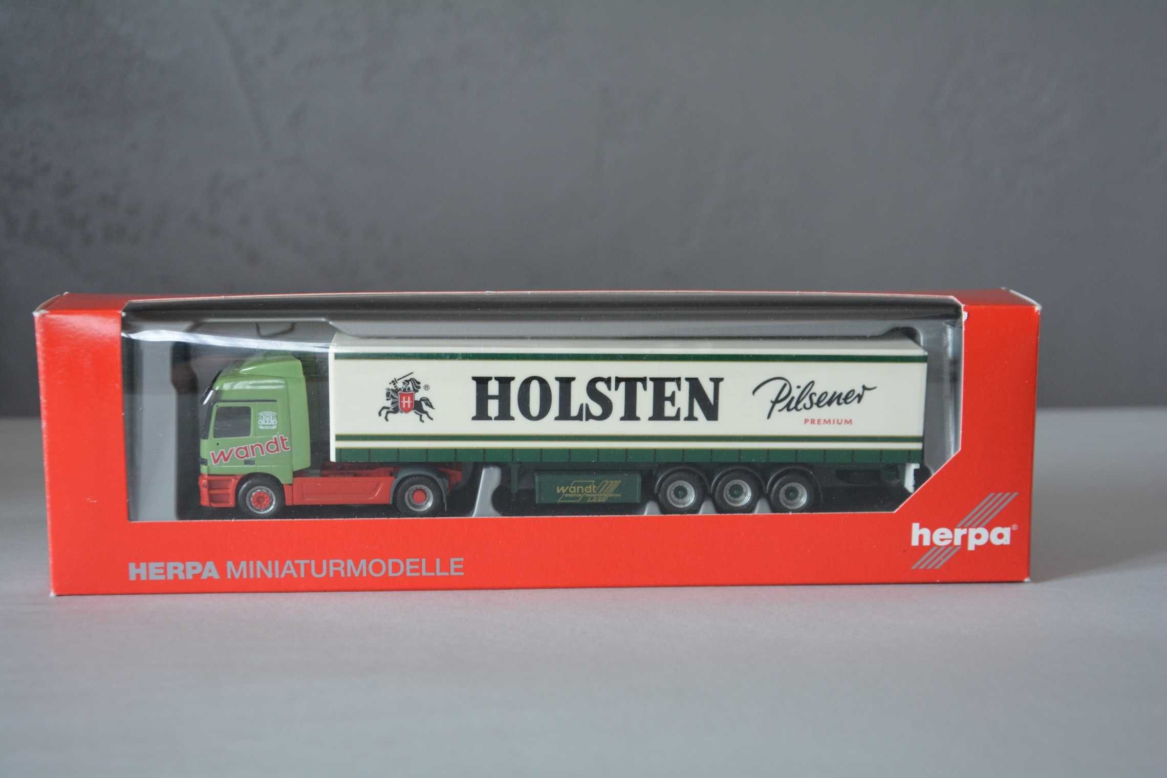 1:87 (H0) Herpa (146708) - MB Actros L + kurtyna - Wandt/Holsten