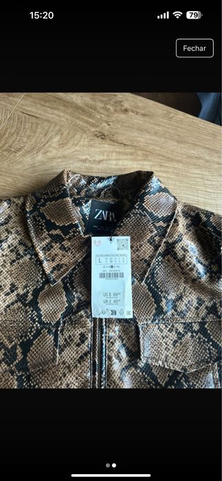 Casaco padrão cobra