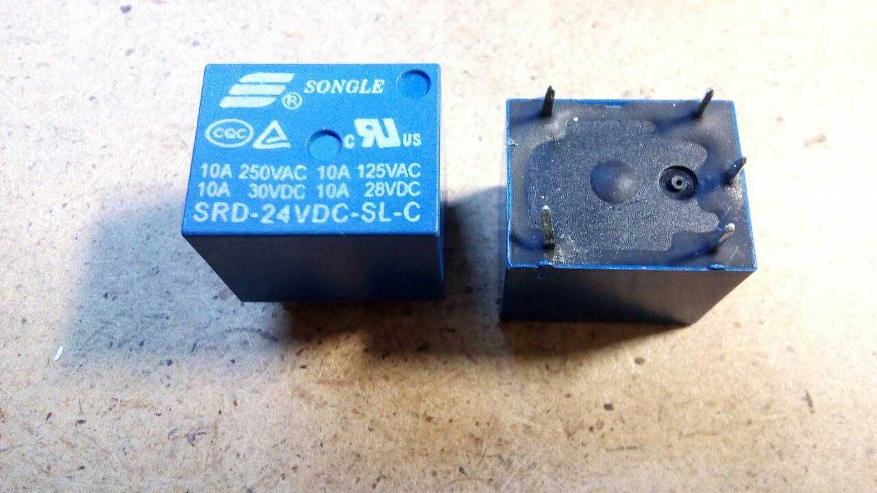 Реле SRD-24VDC-SL-C (ZTUC-D24HS) 24VDC. 10A; 250V.