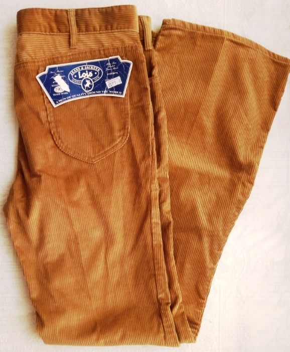 Древние Новые джинсы(вельвет) LOIS W36L34 Испания 80-х Lee Wrangler