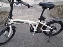 Bicicleta dobrável bateria