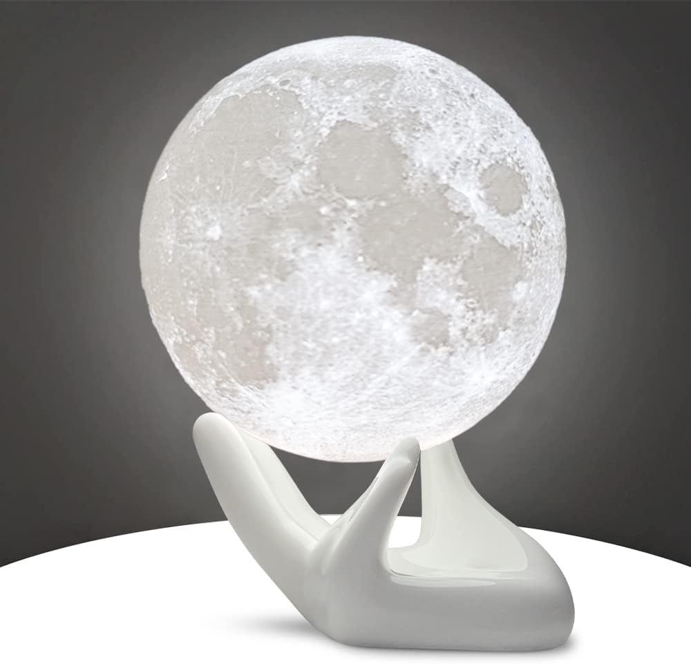 Lampa księżycowa BRIGHTWORLD, druk 3D