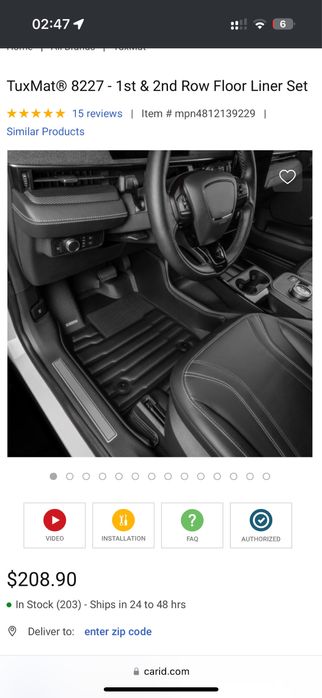 Продам самые идеальные коврики TuxMat Audi A4 B9 A5 S4 S5