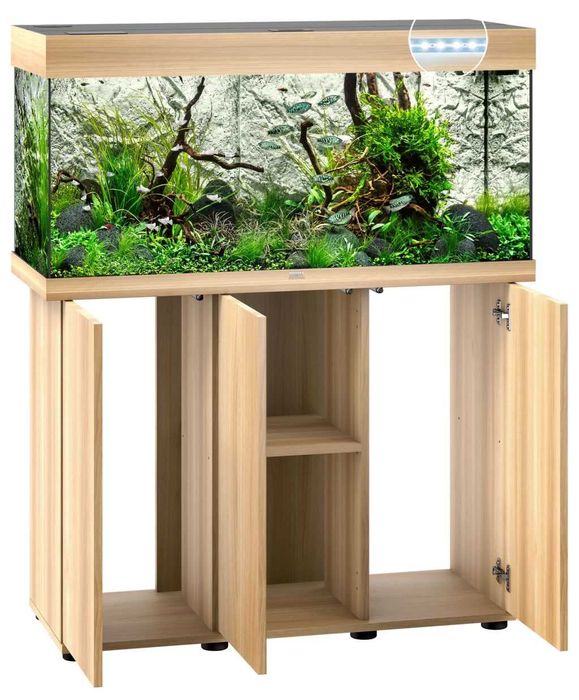 Akwarium Juwel Rio 180 LED + szafka jasne drewno