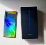 Samsung Galaxy Note 10 Plus 256/12 GB Aura Glow, zestaw, etui Burga