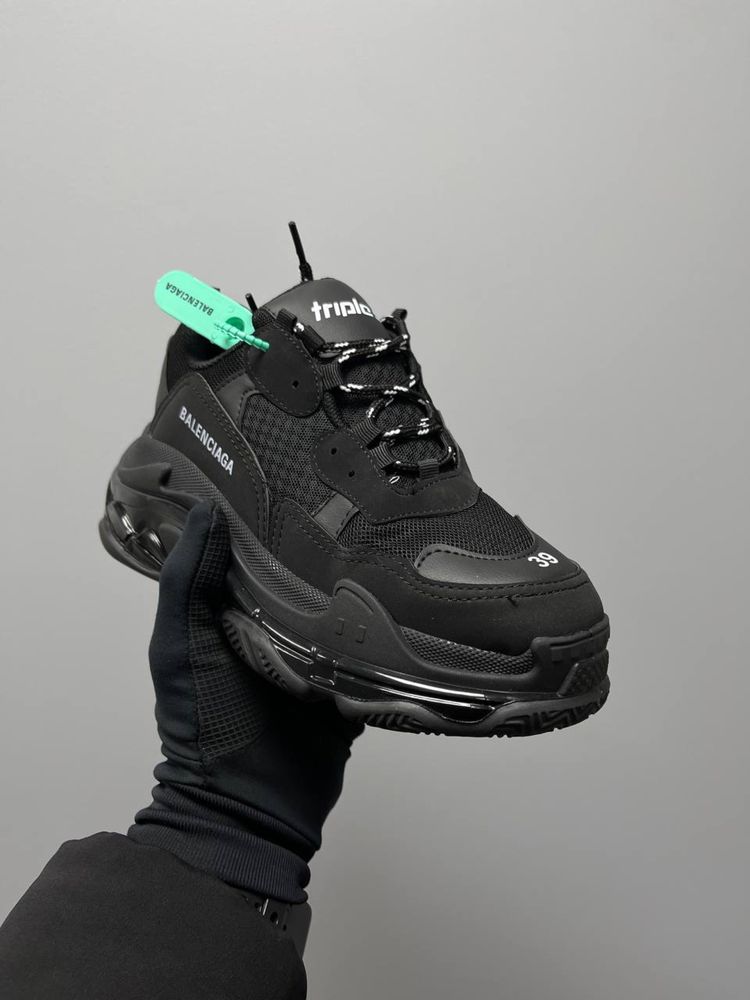 Trampki Balenciaga Triple S Clear Sole Black