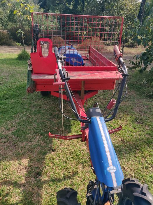 Motocultivador BCS 737 (diesel) + atrelado + fresa