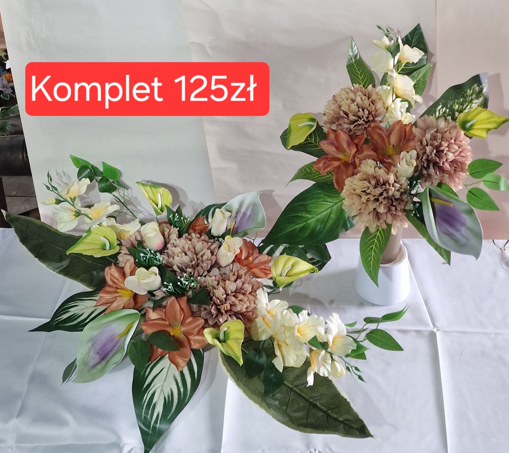 Stroiki oraz komplety na groby