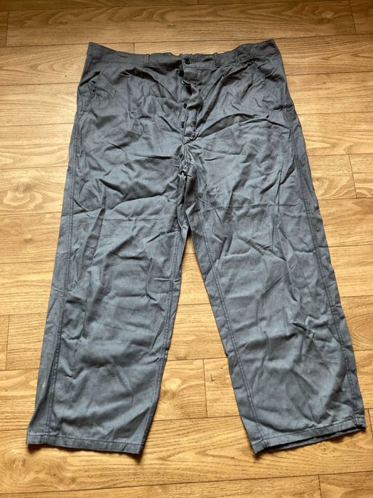 Spodnie robocze duże 116-112 cm w pasie, drelichowe