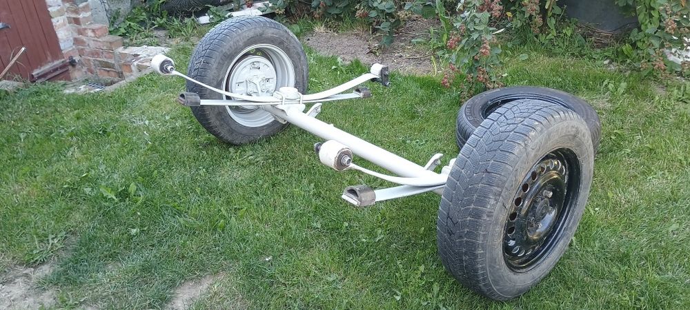 Oś do przyczepki mocna na resorach