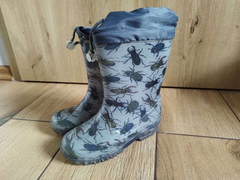 Kalosze cocodrillo 29 chrzaszcze