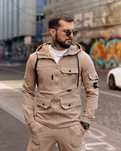 Спортивный костюм мужской Stone Island бежевый, спортивний костюм