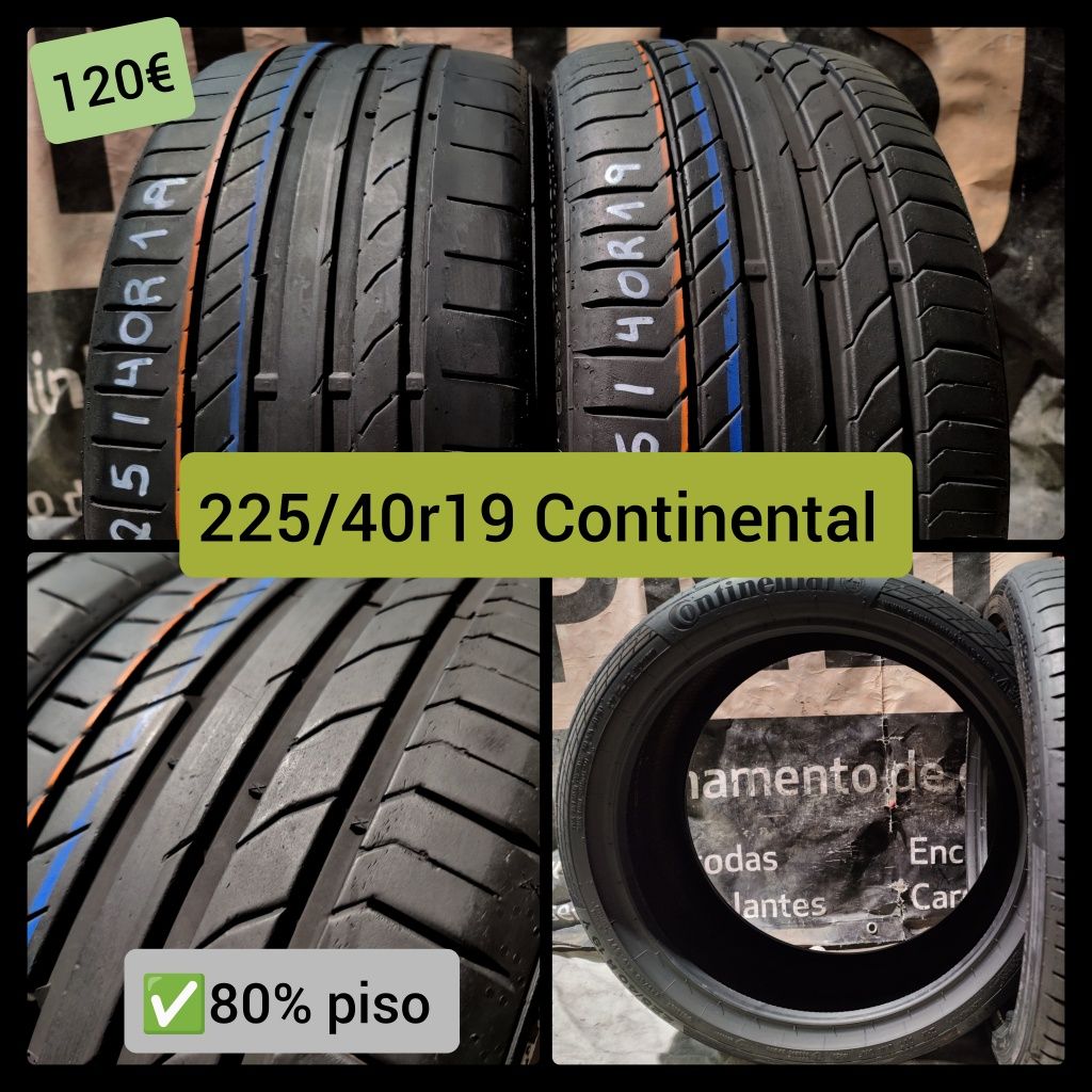 Pneus ocasião 225/40r19 235/40r18