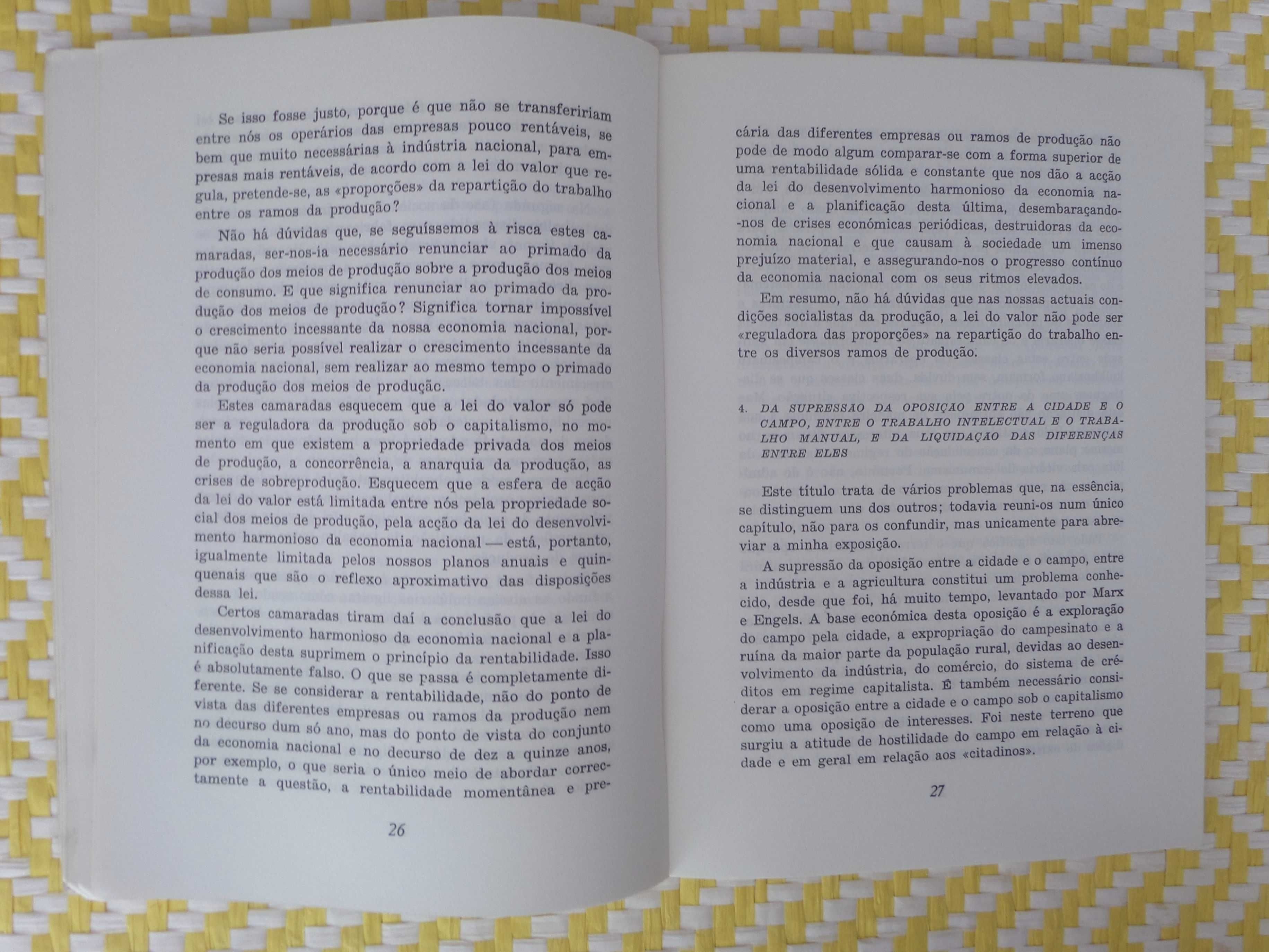 Problemas económicos do socialismo na URSS
José Estaline