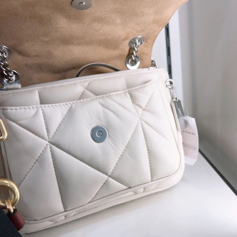 Coach Klare Crossbody 25 100% теляча шкіряна сумка With Puffy Diamond