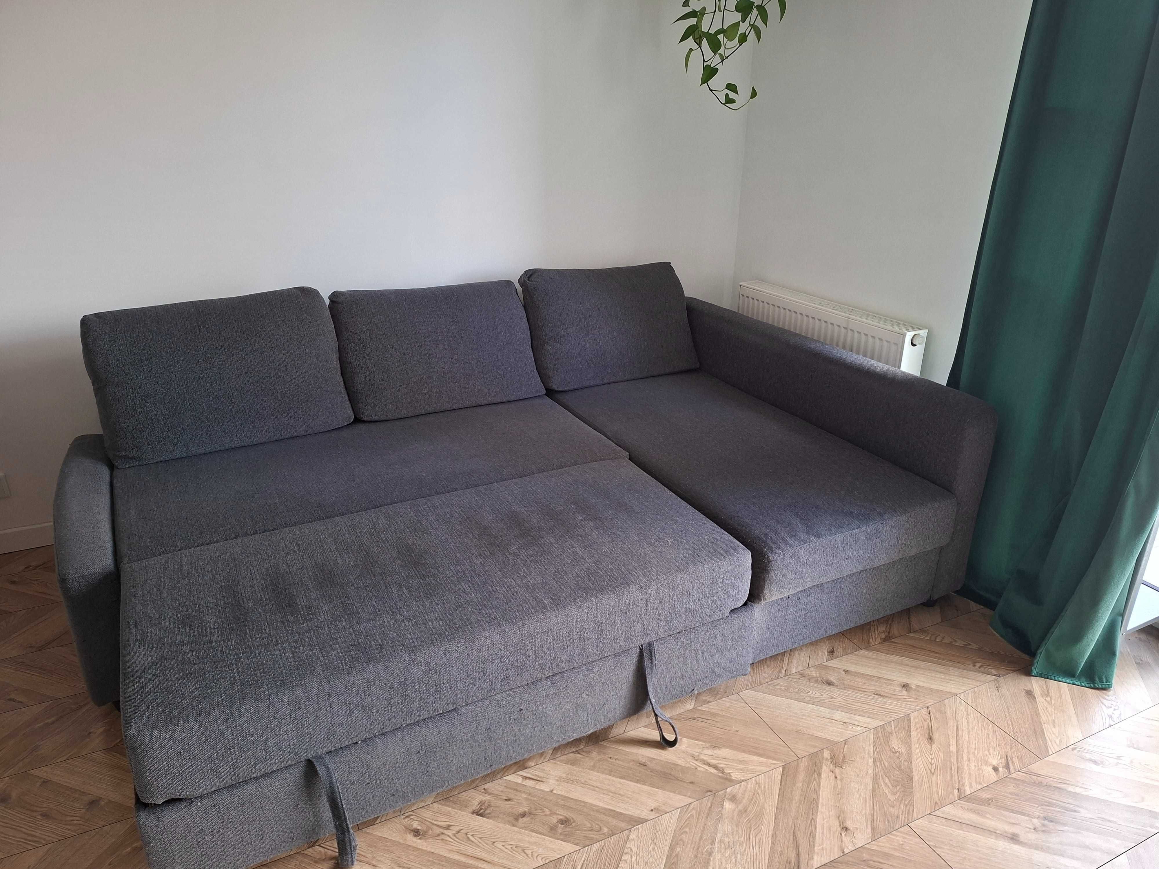 Sprzedam kanapę IKEA-Narożnik Friheten- cziemnoszary