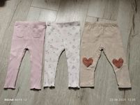 Legginsy prążek i zwykle 80cm