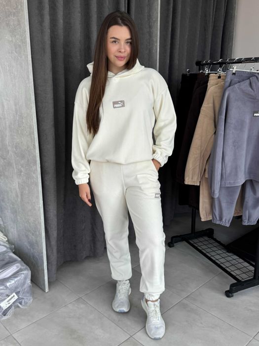 ТЕПЛО! Женский костюм утеплённый с кулиской S-XXL зимний капюшон