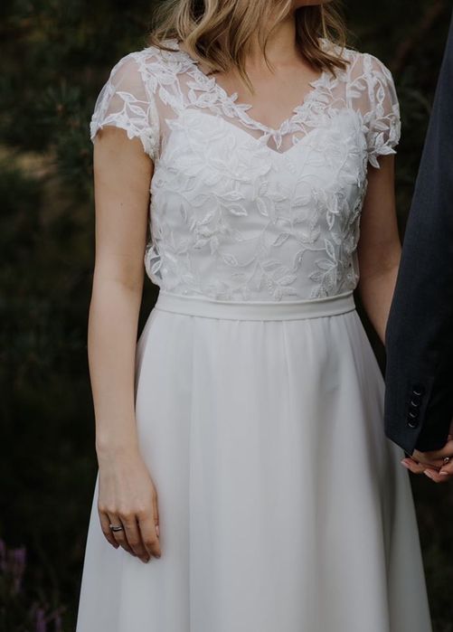 Suknia ślubna 7/8 34 XS MarylaW Atelier