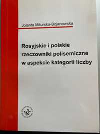 Miturska-Bojanowska, Ros. i pol. rzeczowniki polisememiczne...