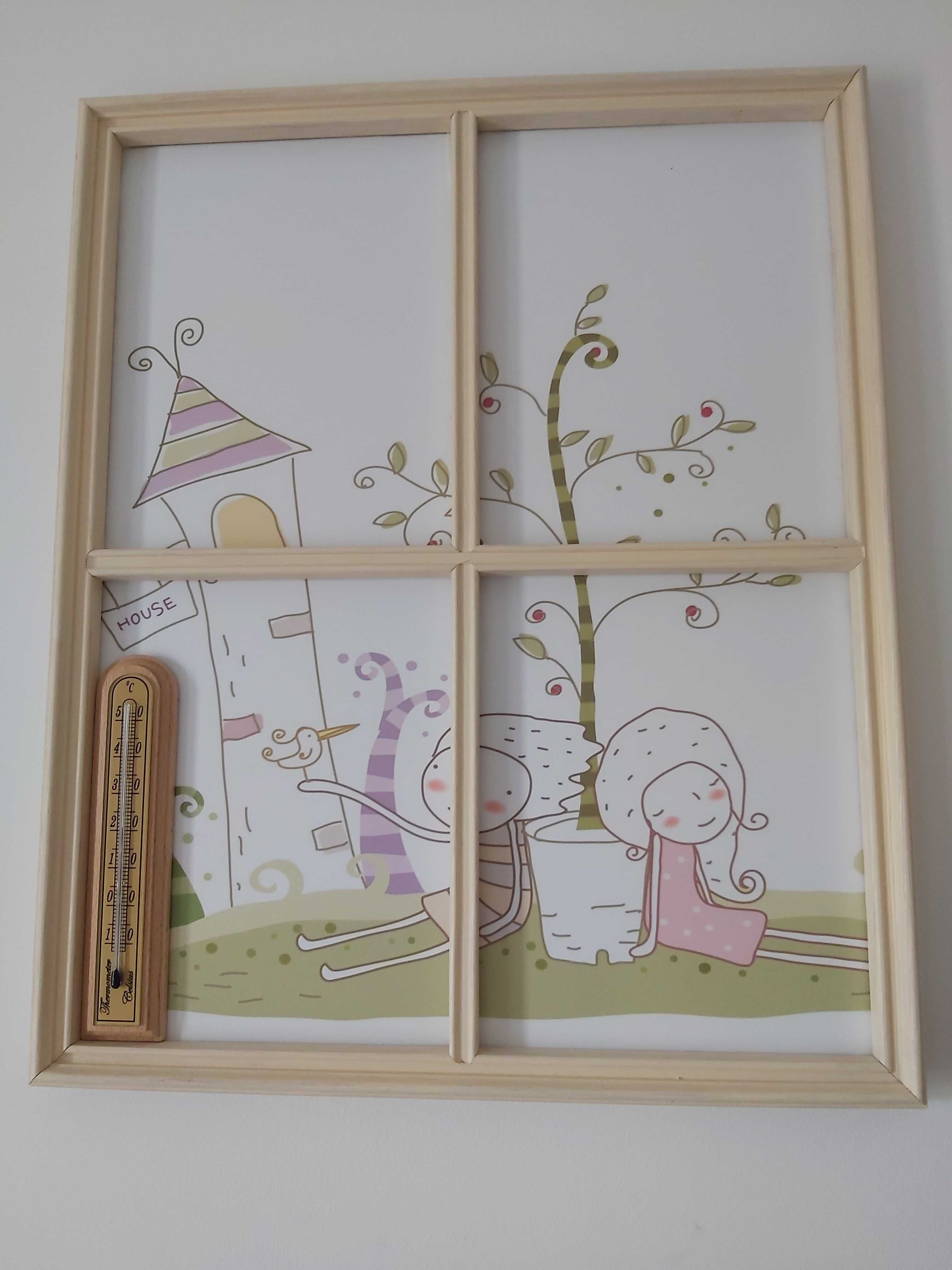 OKNA*okienka*3xobrazki do pokoju dziecka*handmade*oryginalna dekoracja