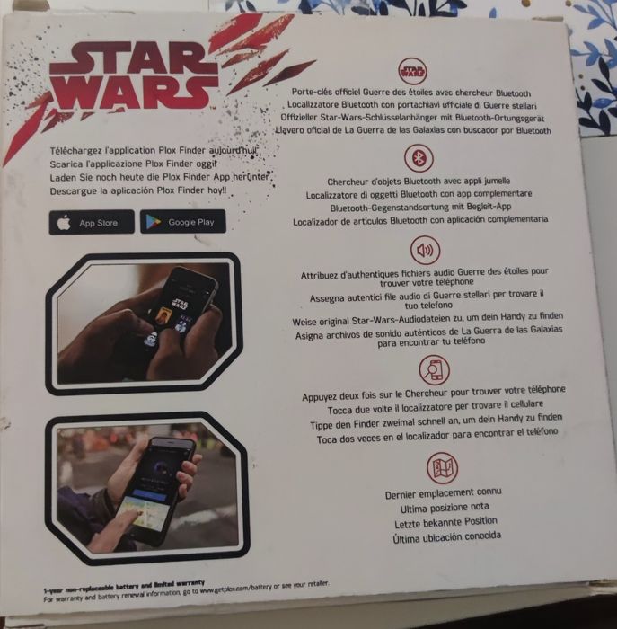 Lokalizator bryloczek STAR WARS Stormtrooper