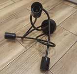 Czarna lampa sufitowa punktowa