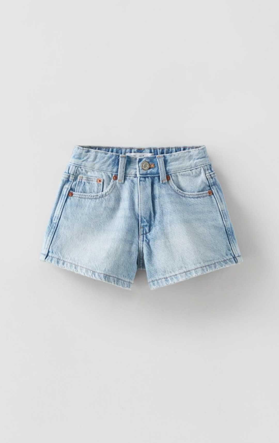 Джинсовая юбка шорты ZARA бермуды шорти бермуди спідниця спідничка h&m