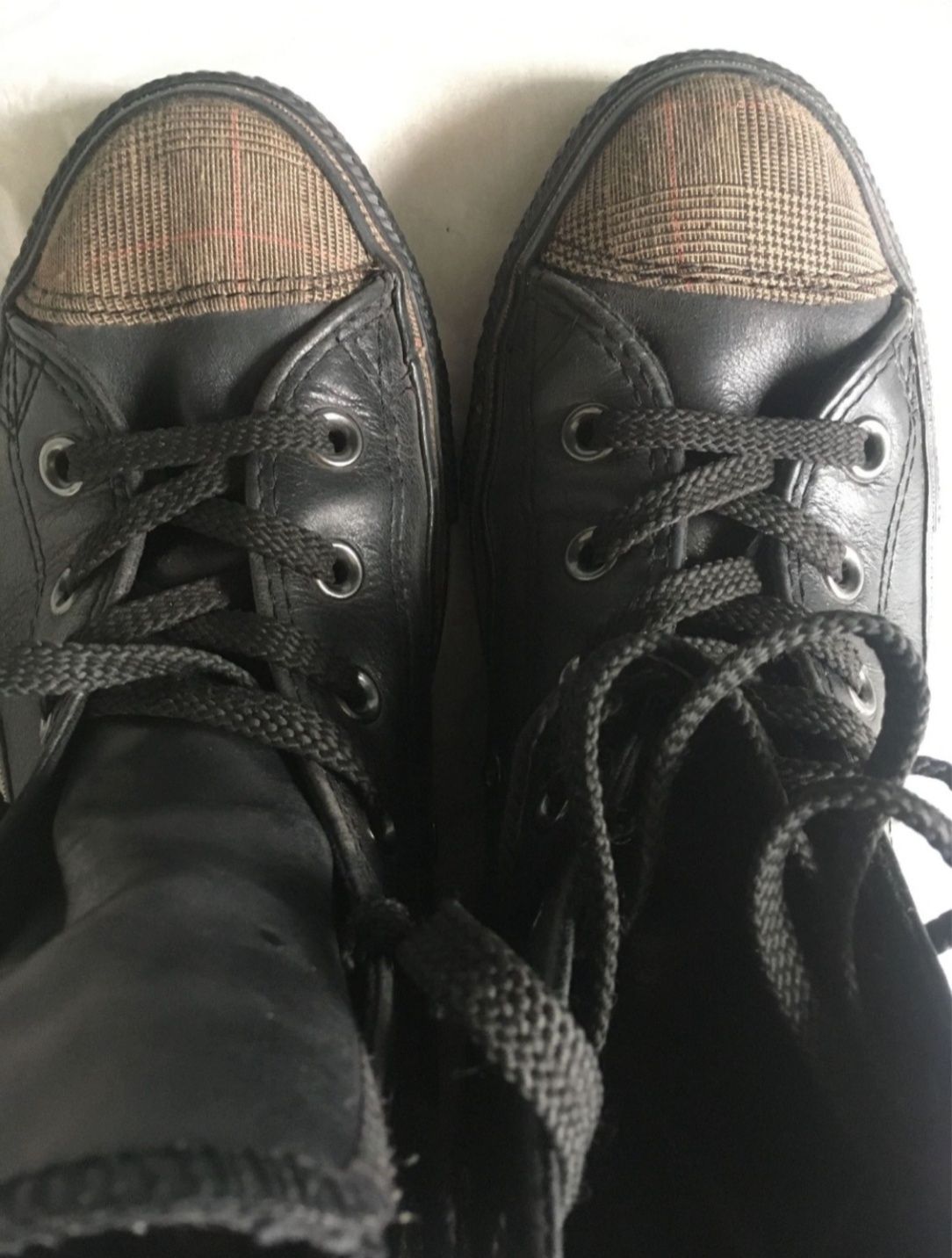 Converse кеды кожаные