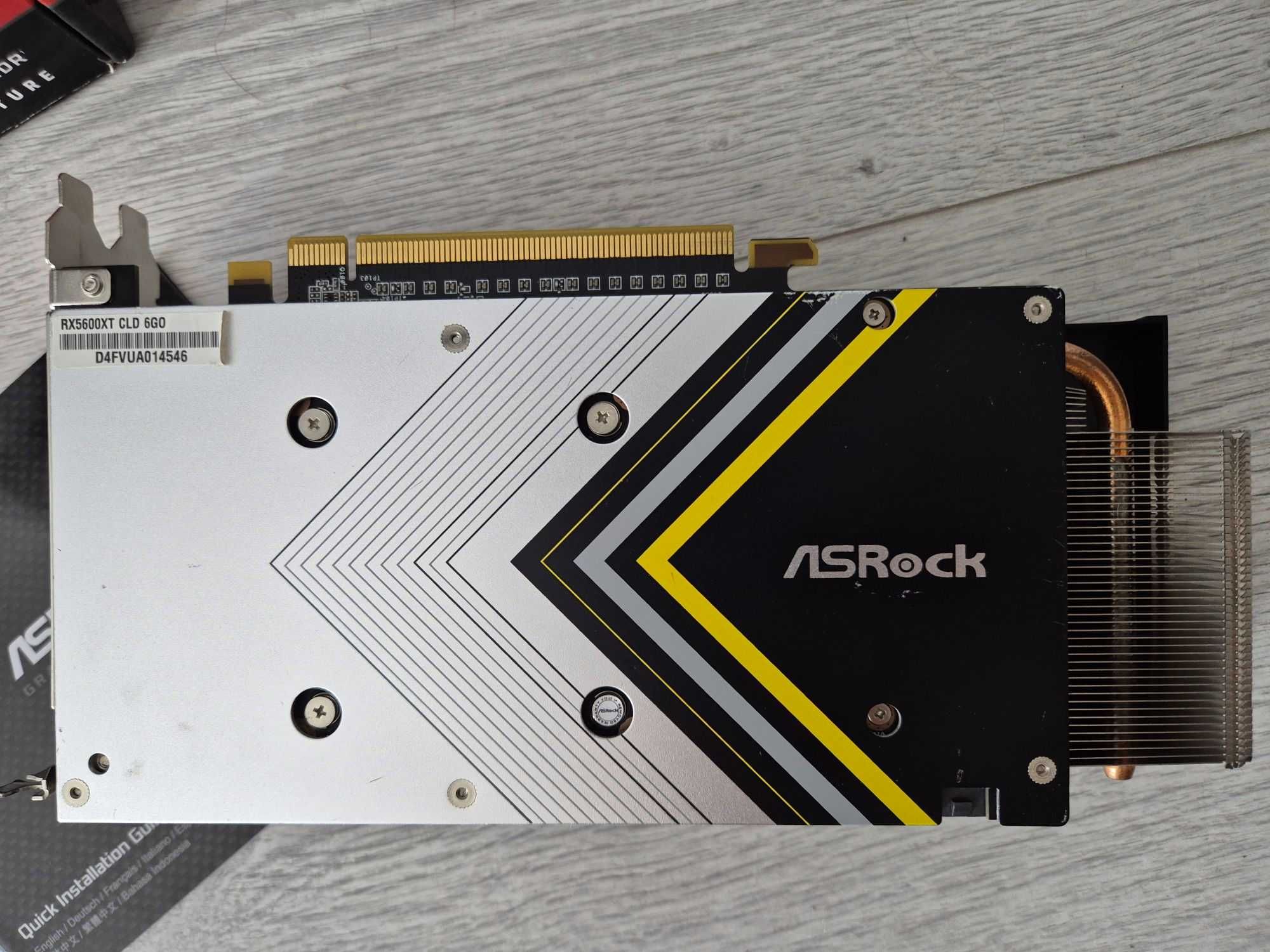 ігрова відеокарта RX5600XT 6GB DDR6 AsRock Challenger пломба. Trade-IN