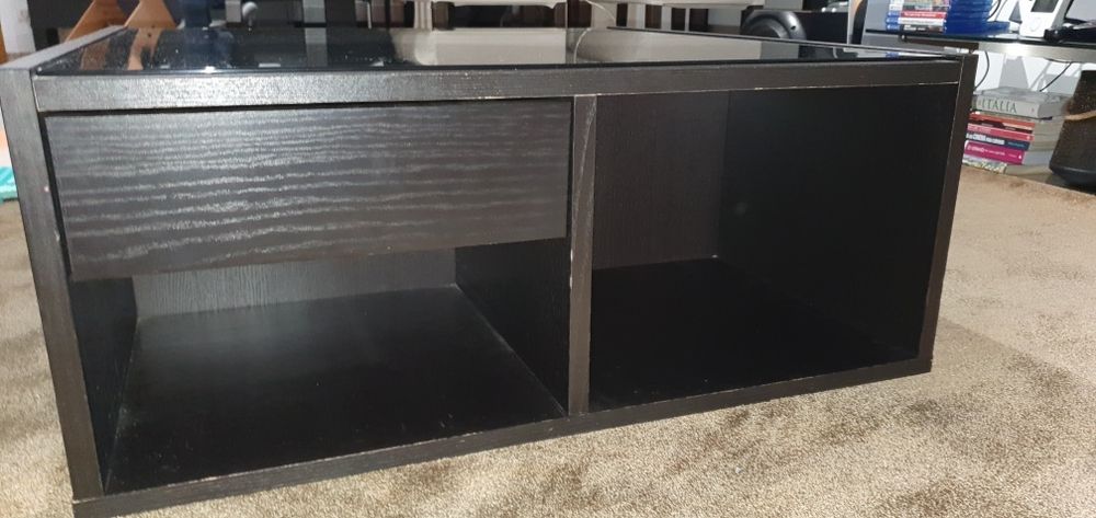 Mesa de centro preta IKEA