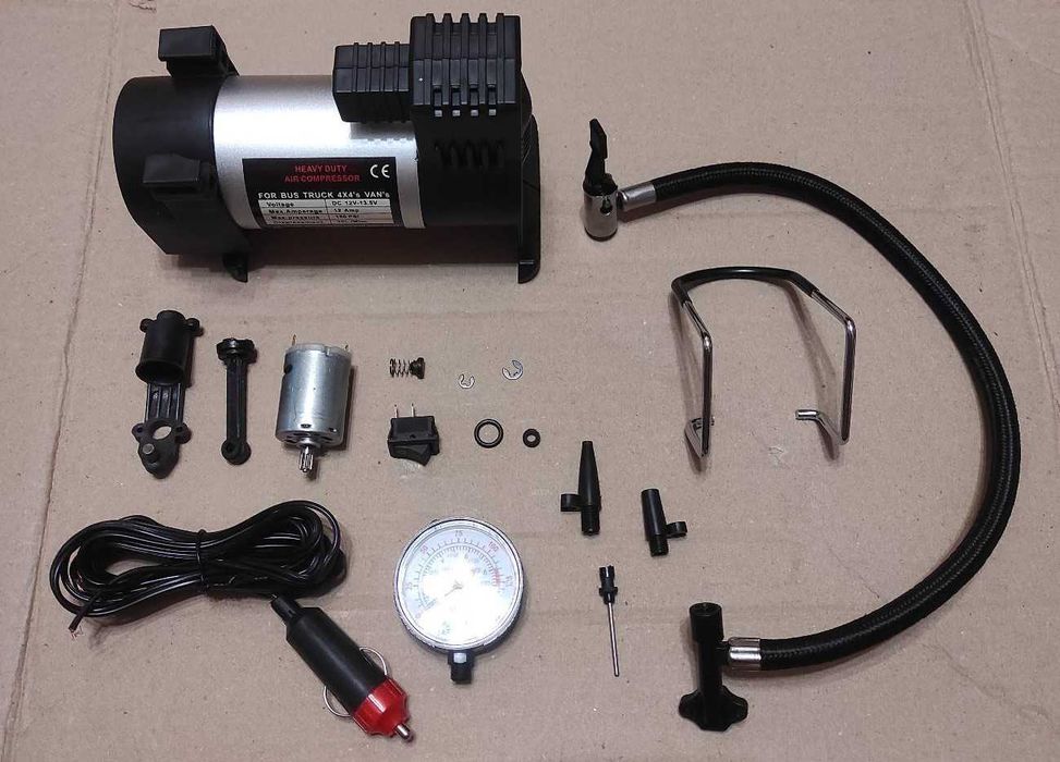 Компрессор автомобильный DC 12V запчасти