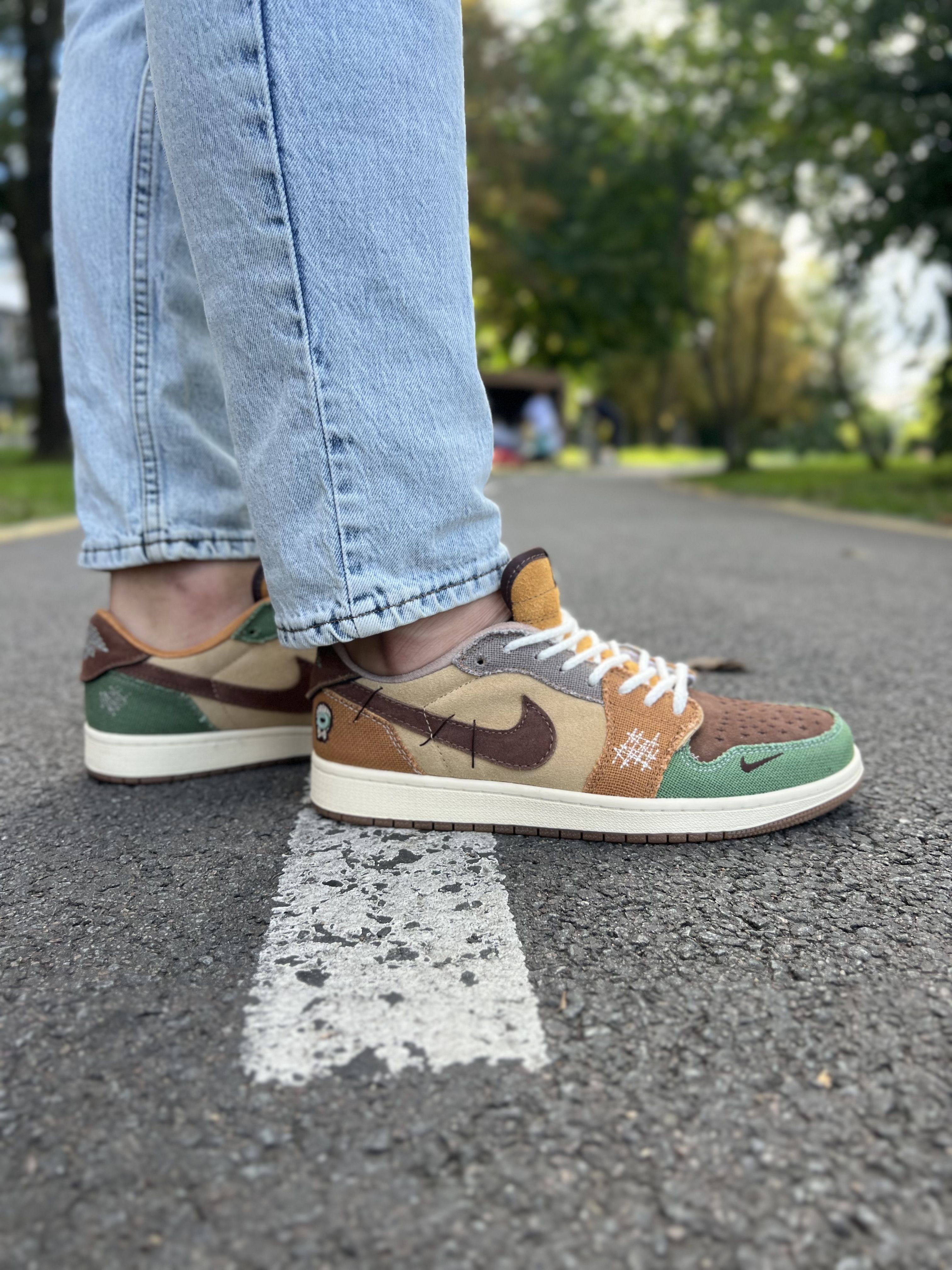 Кроссовки Air Jordan Retro 1 Low OG Zion Williamson Voodoo