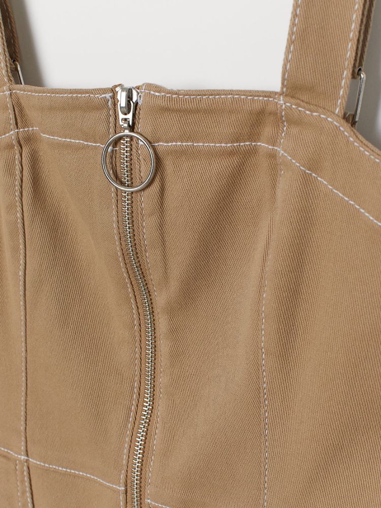 Красивий котоновий міні сарафан жіночий Divided H&M