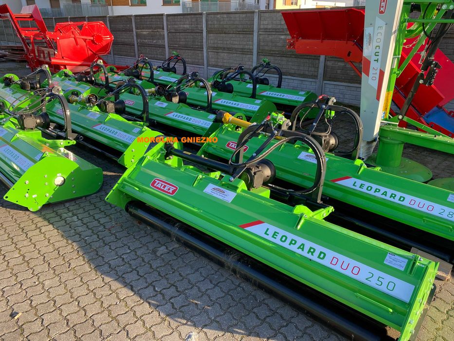 Rozdrabniacz bijakowy kosiarka bijakowa TALEX LEOPARD DUO na kukurydzę