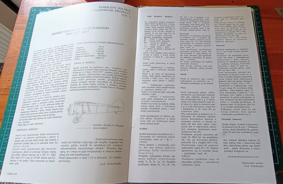 Mały Modelarz, Model Kartonowy