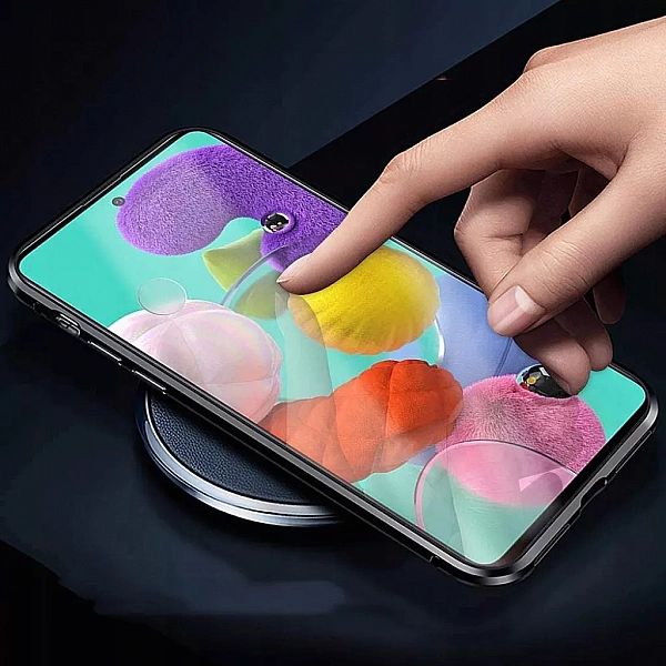 Etui Magnetic ze Szkłem 360° do Samsung Galaxy A72