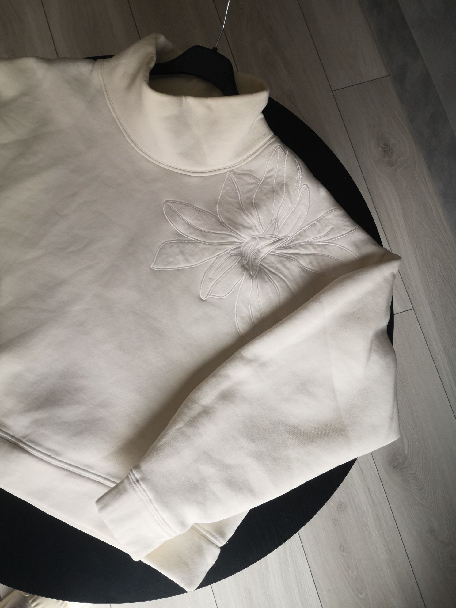 Lindex bluza z półgolfem porządna grubsza bawełna XL